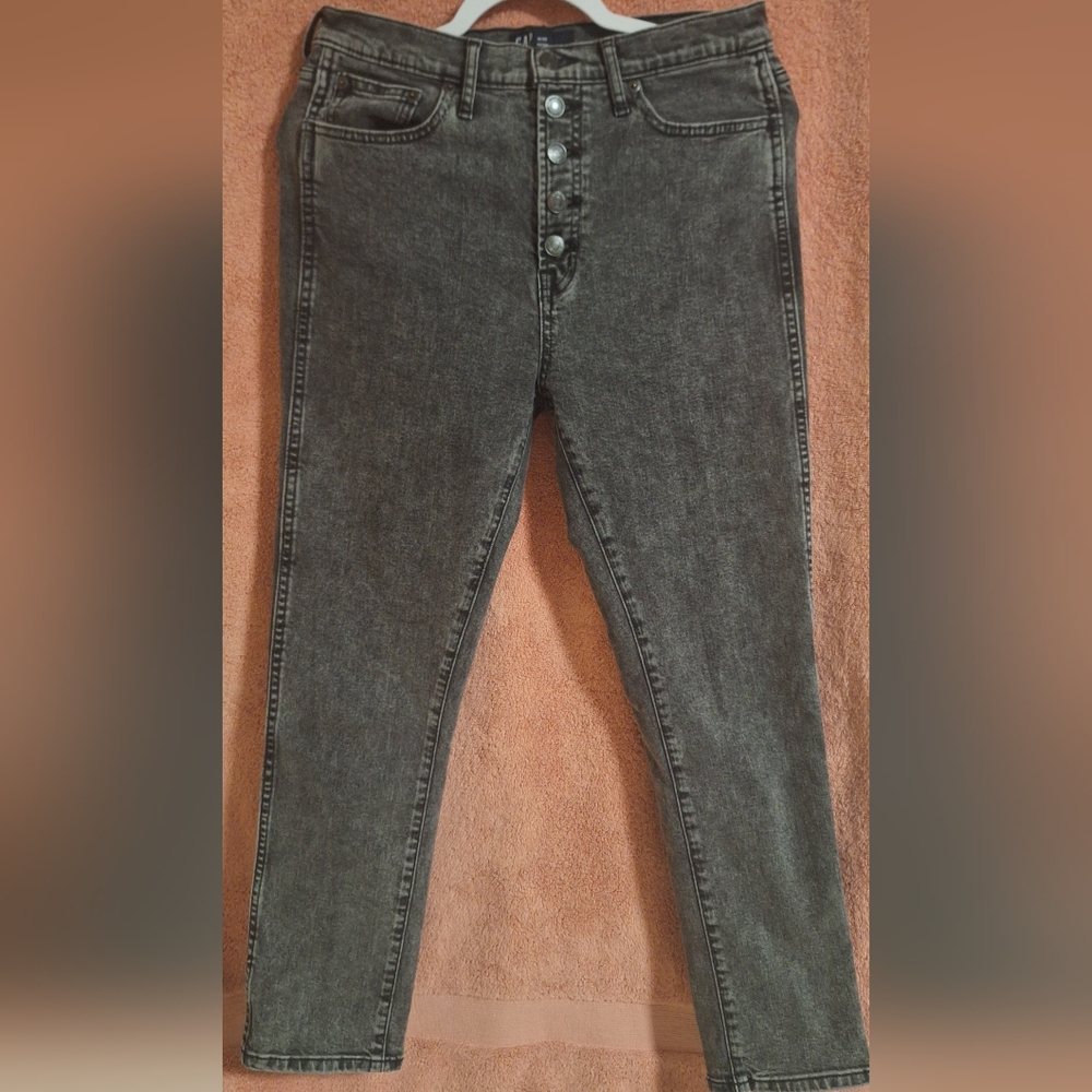 GAP Denim High Rise Vintage Slim black mango size 8/29